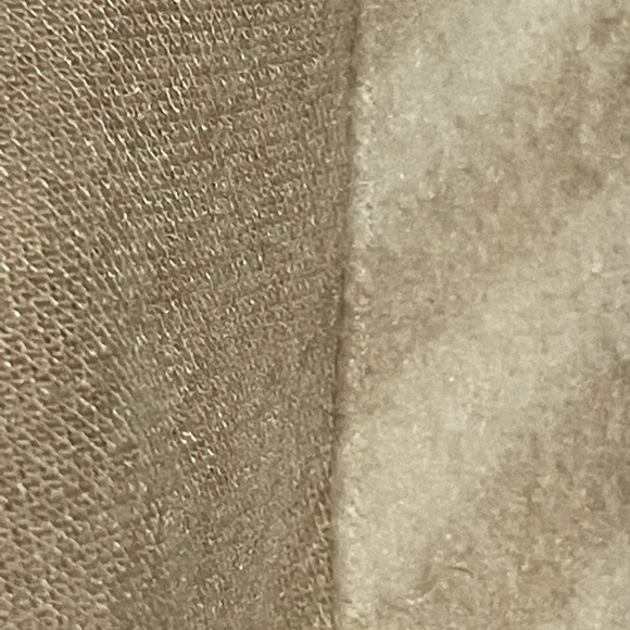 Anthropologie Saturday Sunday Beige Elise Fringe Sweater Cardigan asymmetrical - Picture 14 of 15